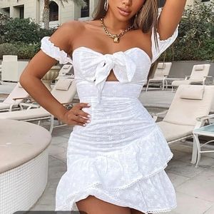 White classy dress